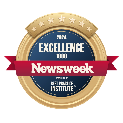 2024 Excellence 1000 Newsweek badge